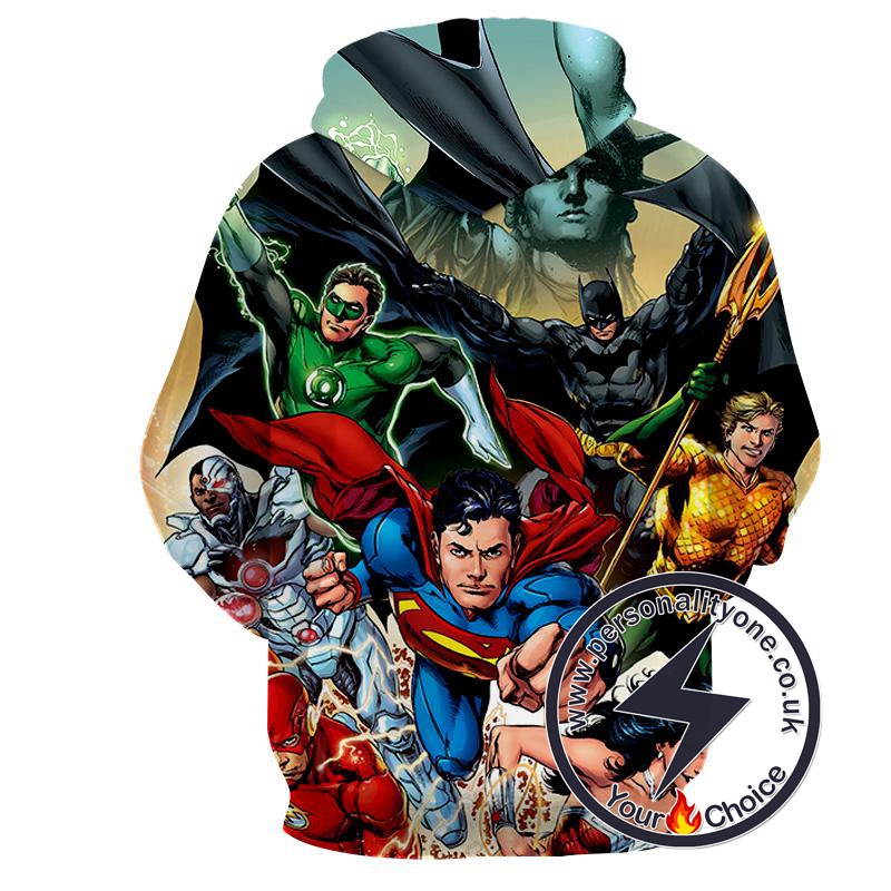 Justice League - Justice League 3D - Justice League Hoodies